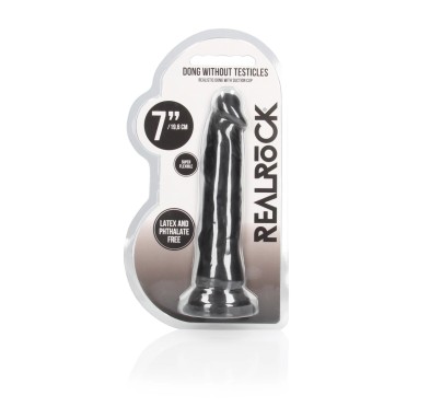 RealRock - Bardzo realistyczne dildo z wypukłymi żyłami 17 cm